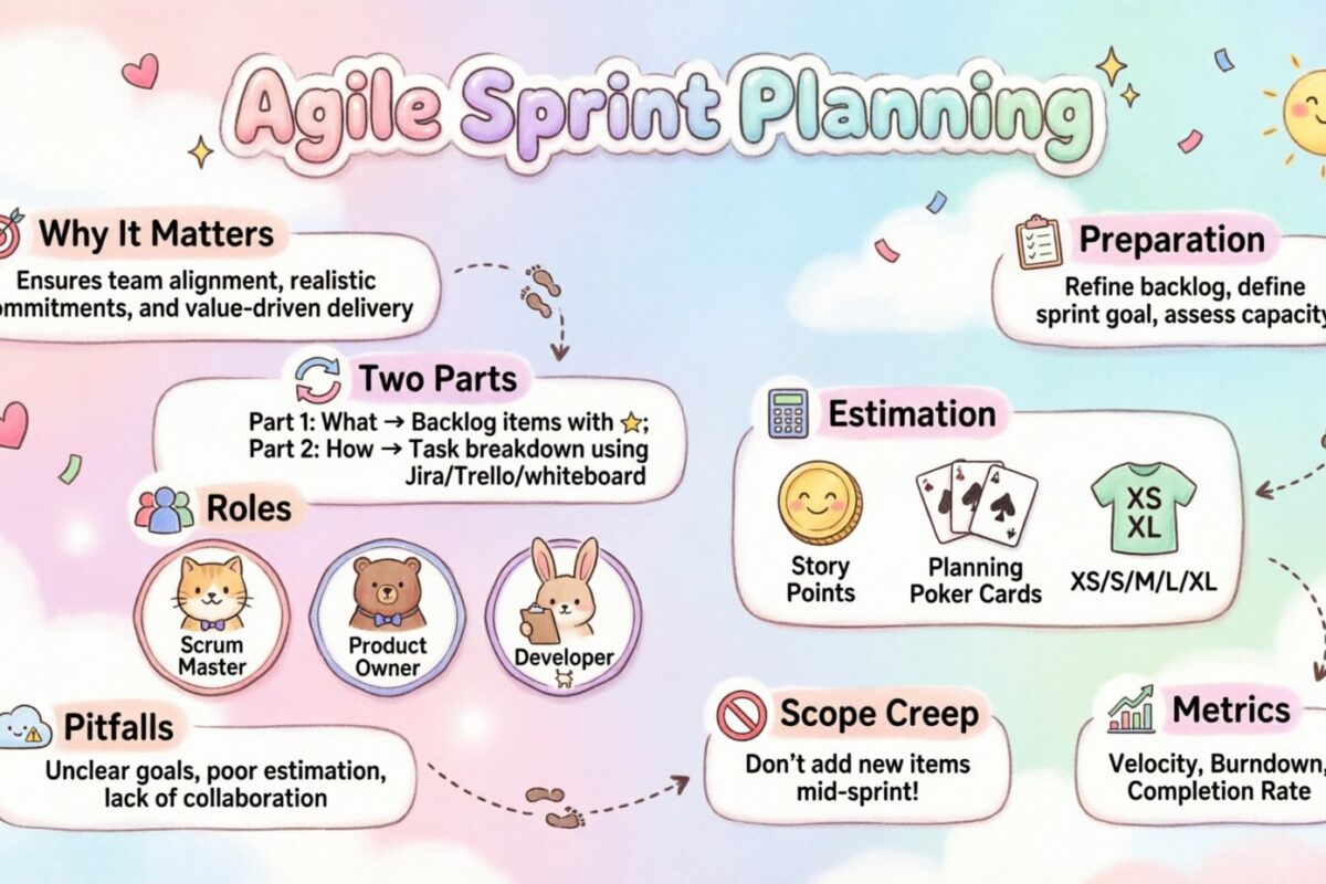 Agiles Sprint-Planung: Ein praktischer Leitfaden für Entwicklerteams