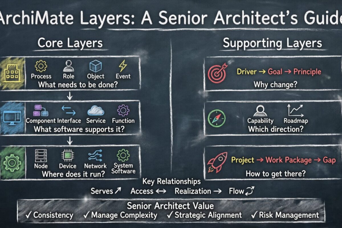 Ein tiefgehender Einblick in die ArchiMate-Ebenen: Warum sie für Senior-Architekten von Bedeutung sind Ein tiefgehender Einblick in die ArchiMate-Ebenen: Warum sie für Senior-Architekten von Bedeutung sind