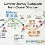 Customer-Journey-Karte: Strukturierung von Touchpoints über mehrere Marketingkanäle