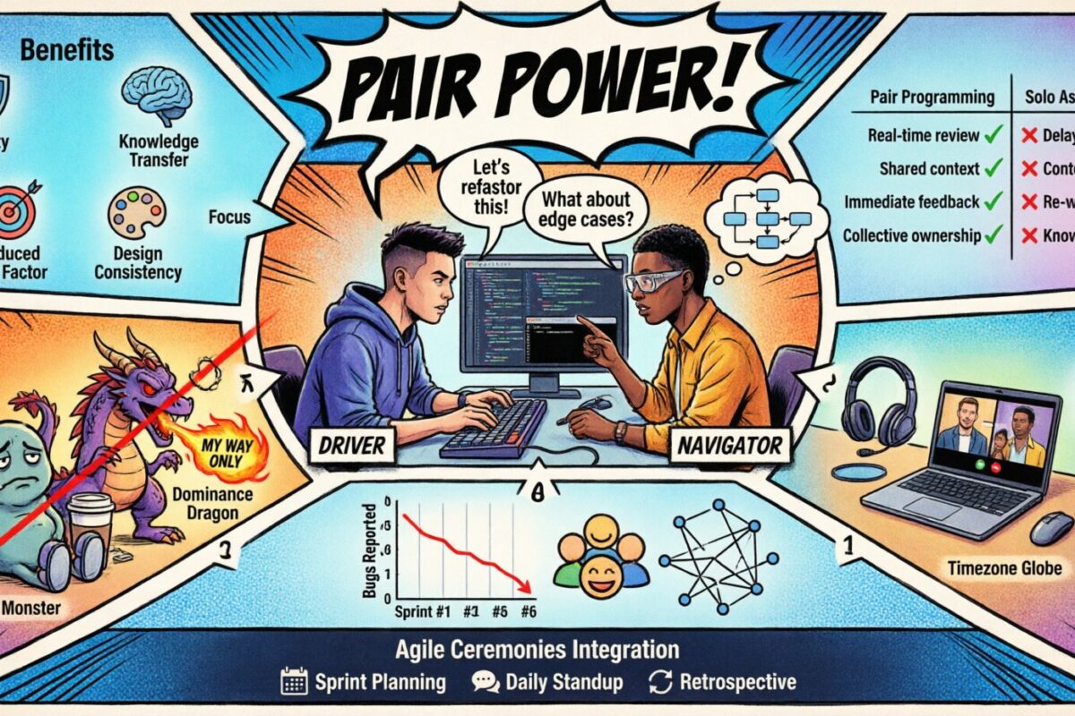 Agile-Leitfaden: Dynamik des Pair Programming in agilen Umgebungen