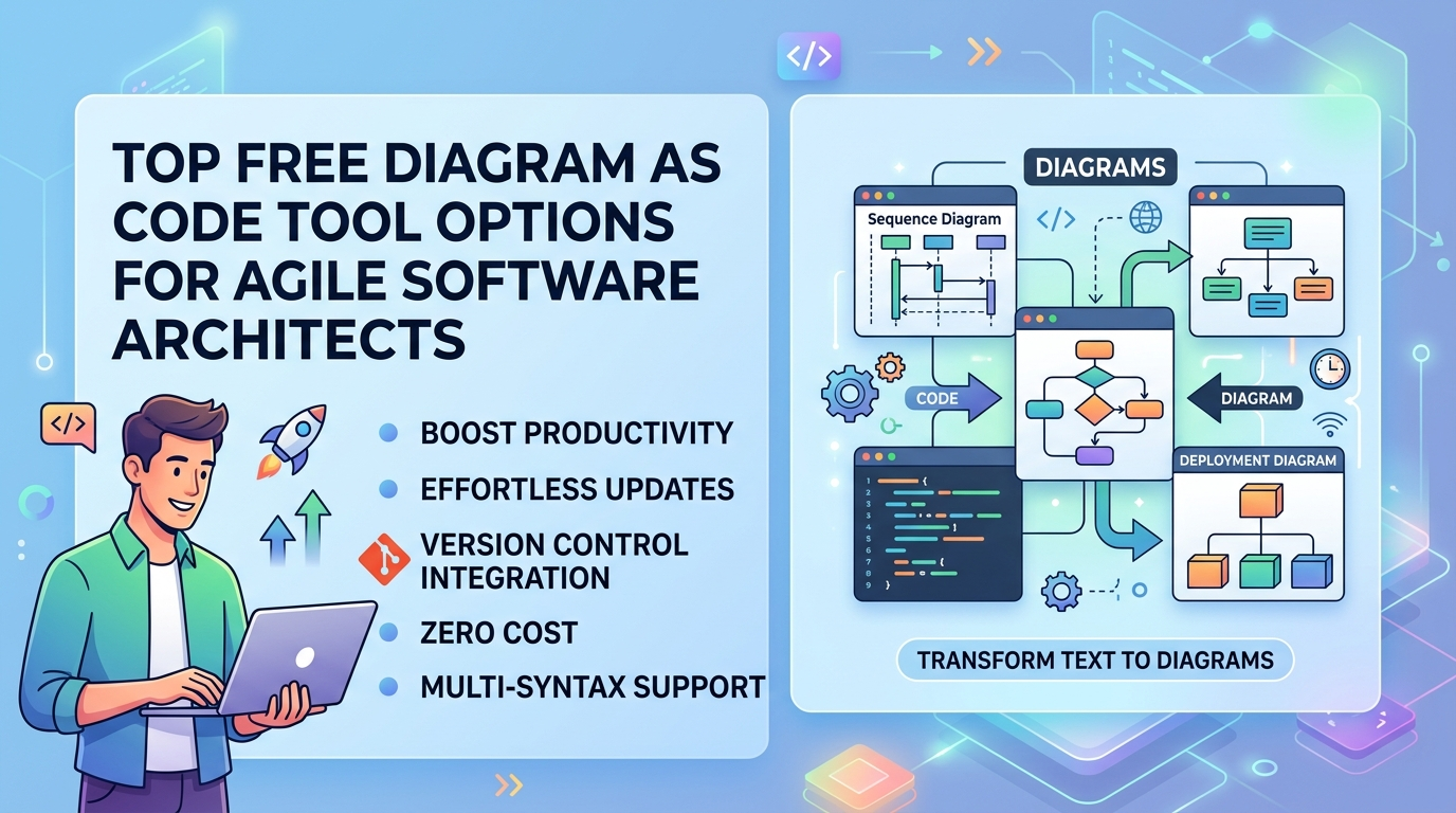 Top-Optionen für kostenlose Diagramm-als-Code-Tools für agile Softwarearchitekten