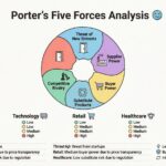 Analyse des cinq forces de Porter : application aux secteurs de la technologie, du commerce de détail et de la santé
