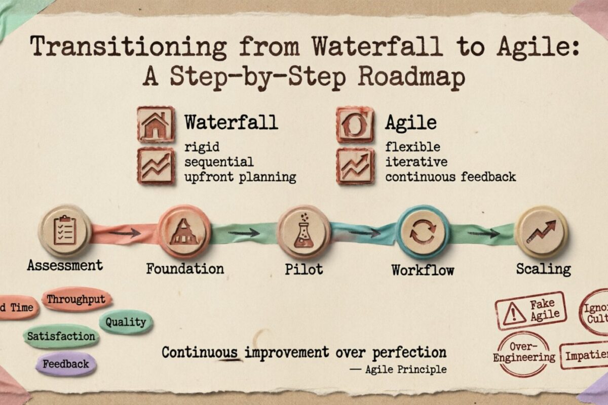 Berpindah dari Waterfall ke Agile: Peta Jalan Langkah demi Langkah Berpindah dari Waterfall ke Agile: Peta Jalan Langkah demi Langkah
