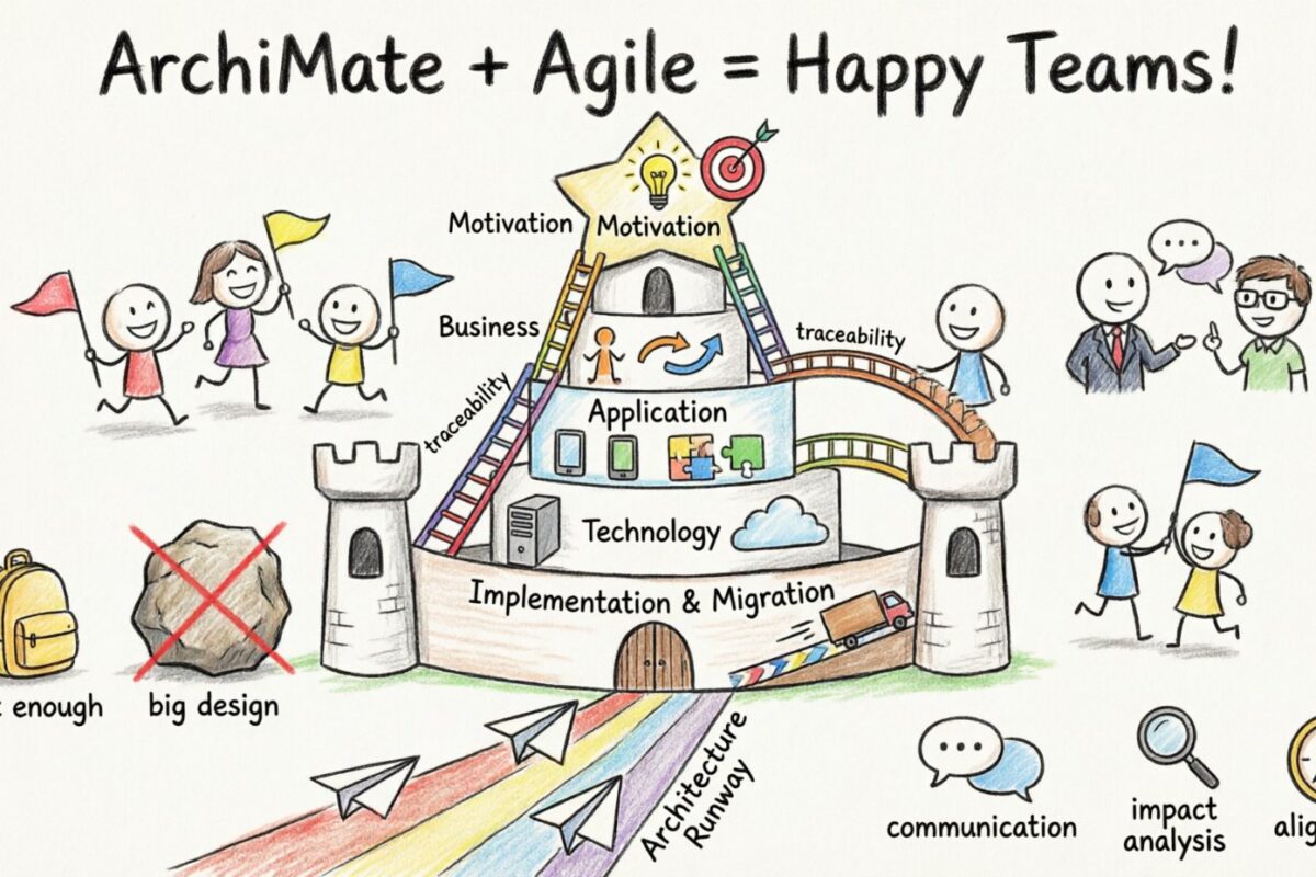 The Role of ArchiMate in Agile Enterprise Architecture Frameworks