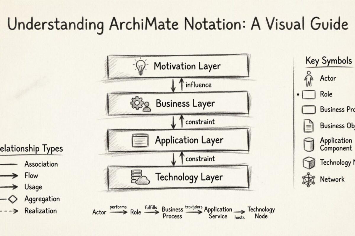 Understanding ArchiMate Notation: A Visual Guide for Non-Technical Stakeholders