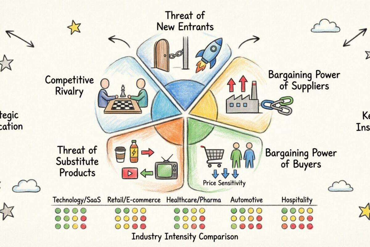 Porter Five Forces Analysis: A Comparative Look at Industry Dynamics Across Sectors