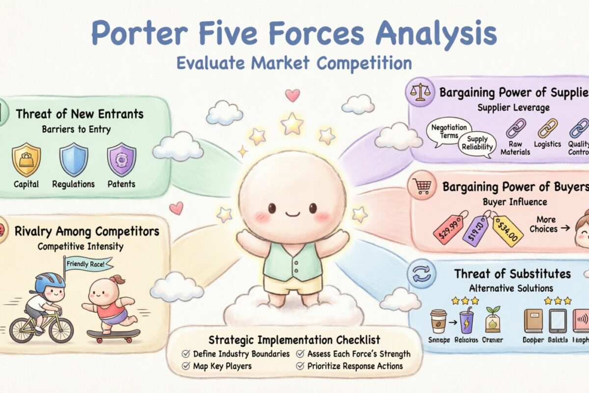 Porter Five Forces Analysis: A Checklist for Evaluating Market Competition Accurately