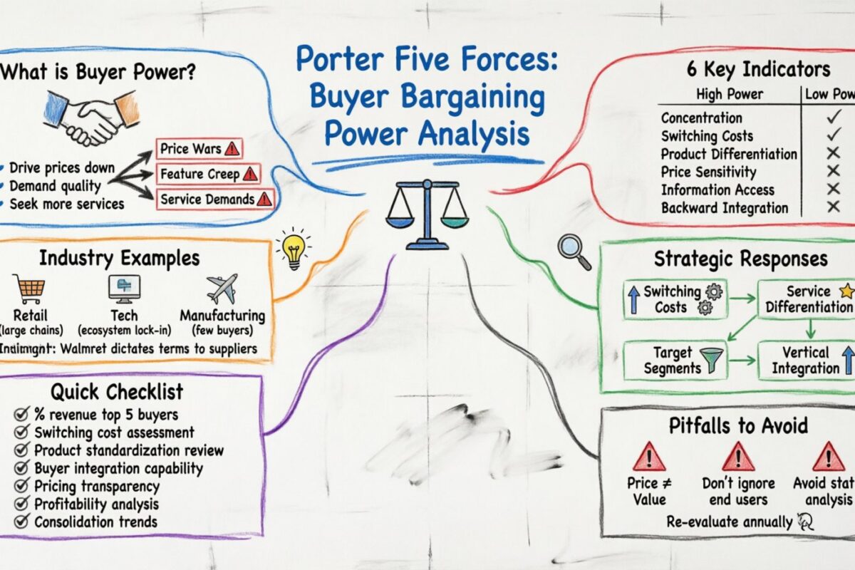 Porter Five Forces Analysis: A Practical Guide to Analyzing Buyer Bargaining Power