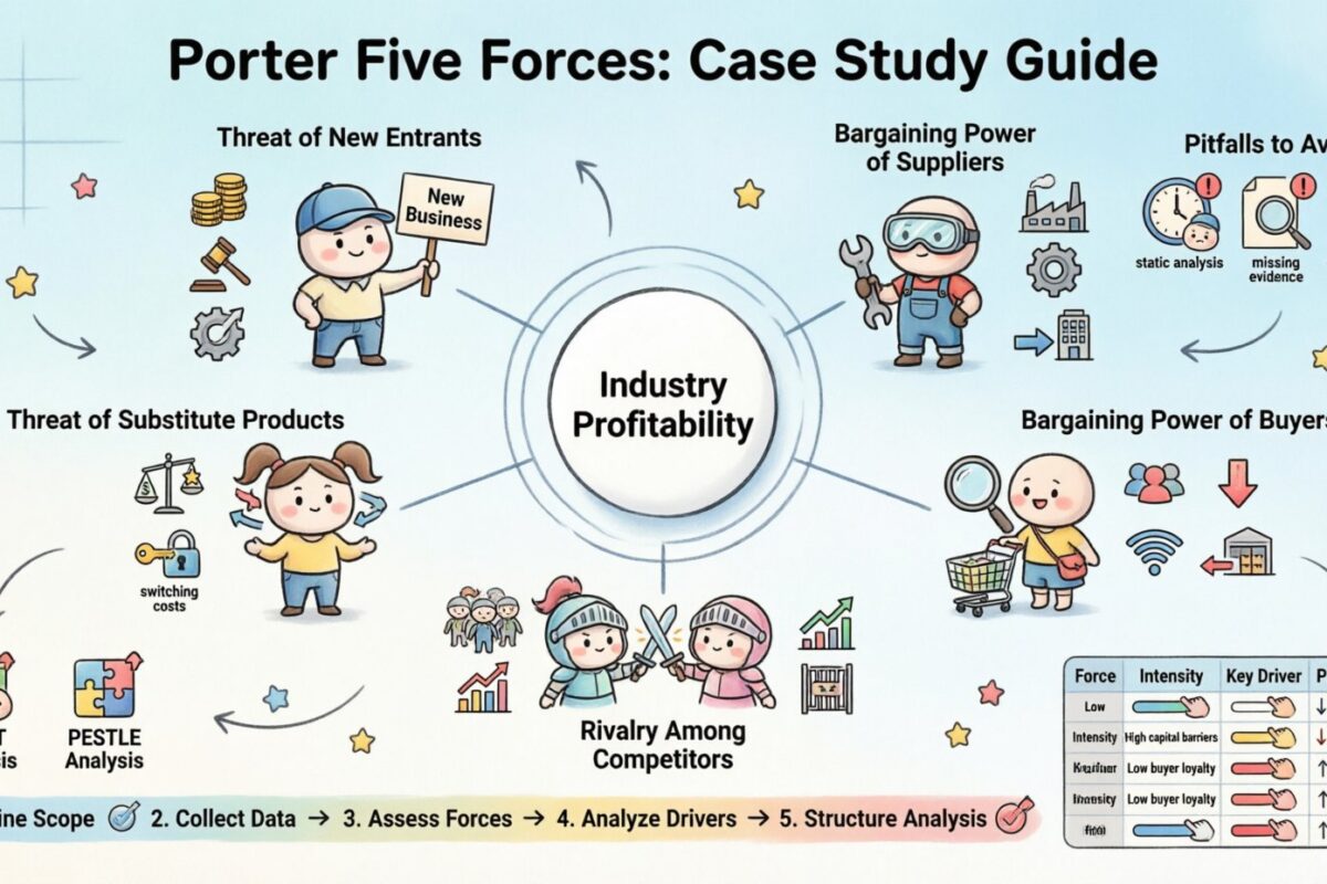 Porter Five Forces Analysis: How to Apply It to Your Next Business Case Study