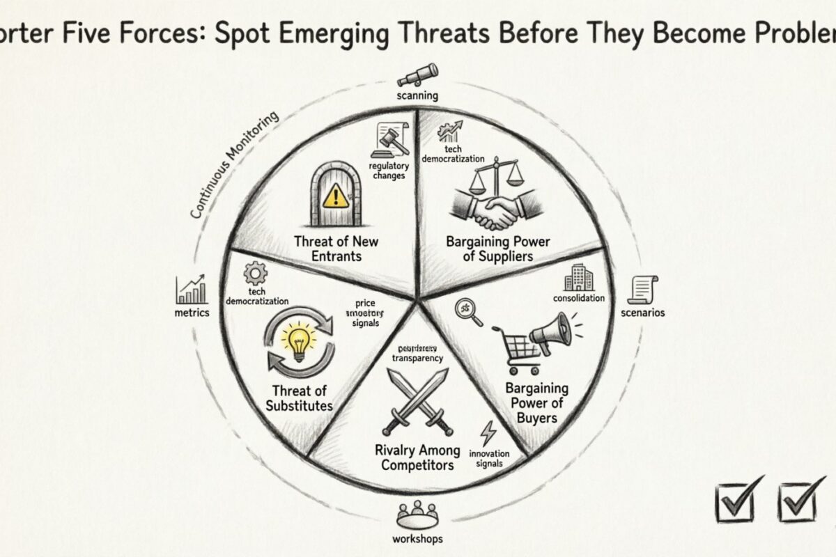 Porter Five Forces Analysis: How to Spot Emerging Threats Before They Become Problems