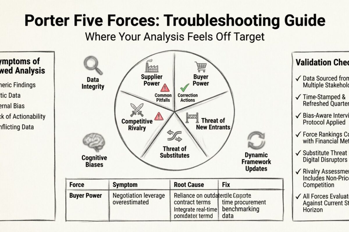 Porter Five Forces Analysis: Troubleshooting When Your Analysis Feels Off Target