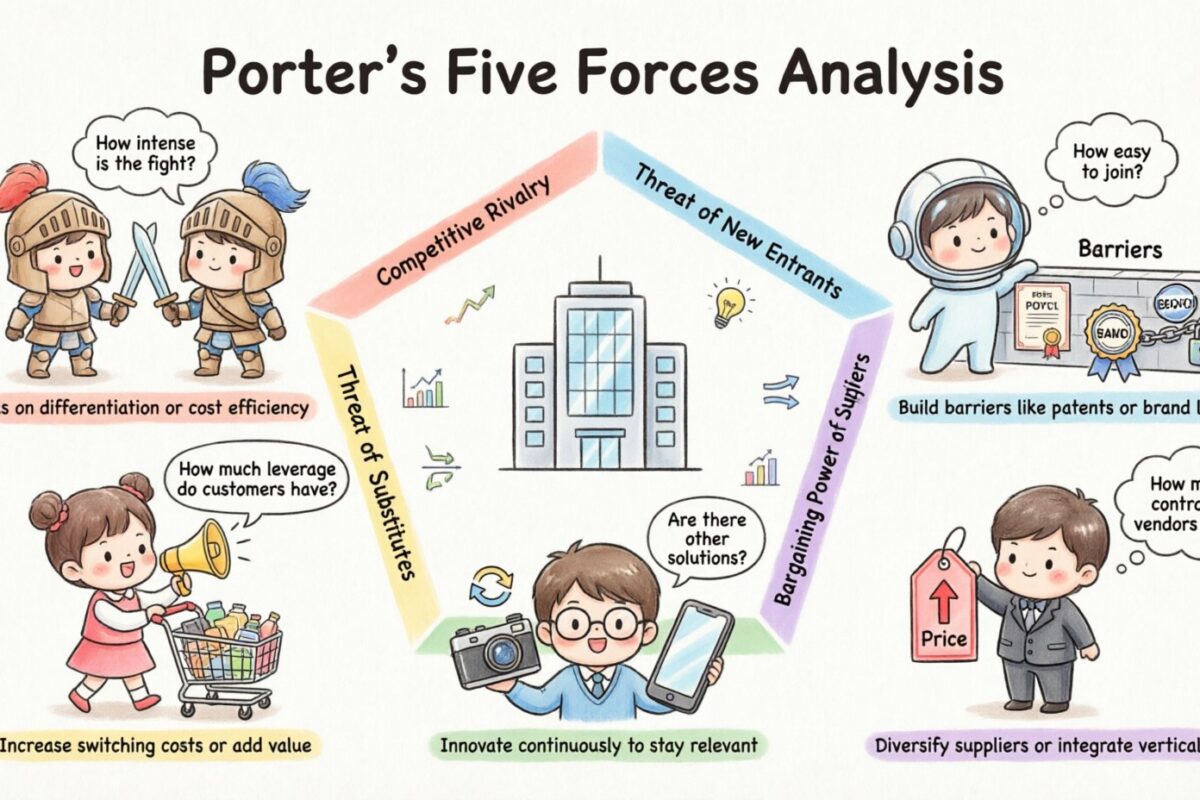 What Is Porter Five Forces Analysis? A Simple Breakdown for Strategy Students