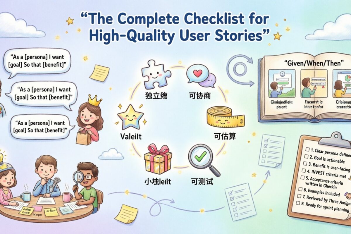 The Complete Checklist for Writing High-Quality User Stories in Agile Teams