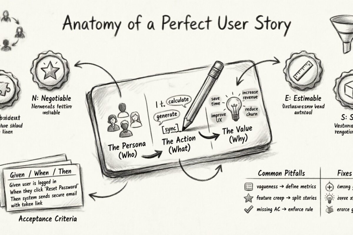 Component Breakdown: Anatomy of a Perfect User Story for Product Managers
