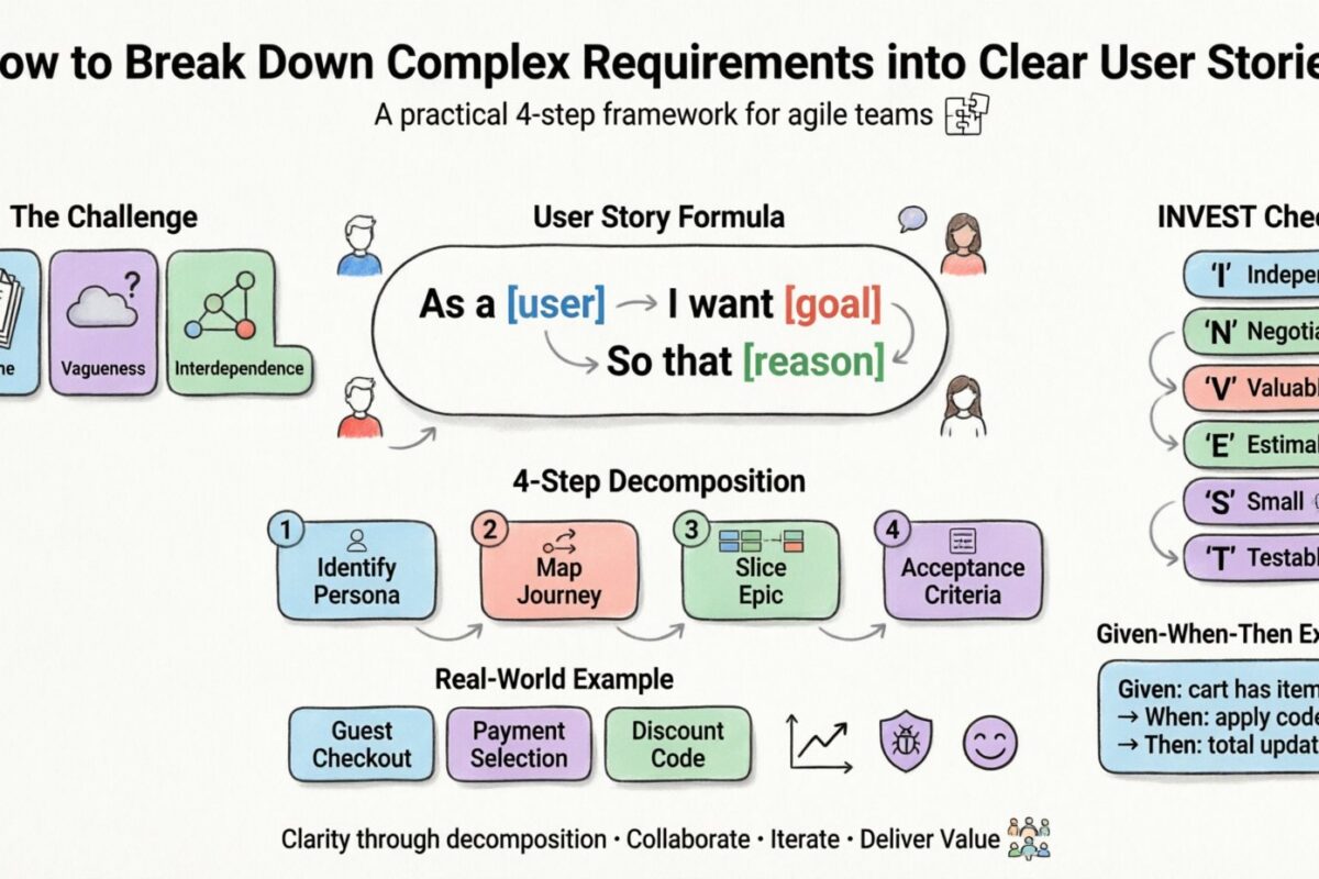 How to Break Down Complex Requirements into Clear User Stories in Minutes