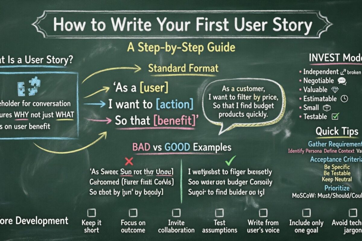 How to Write Your First User Story: A Step-by-Step Guide for New Product Managers