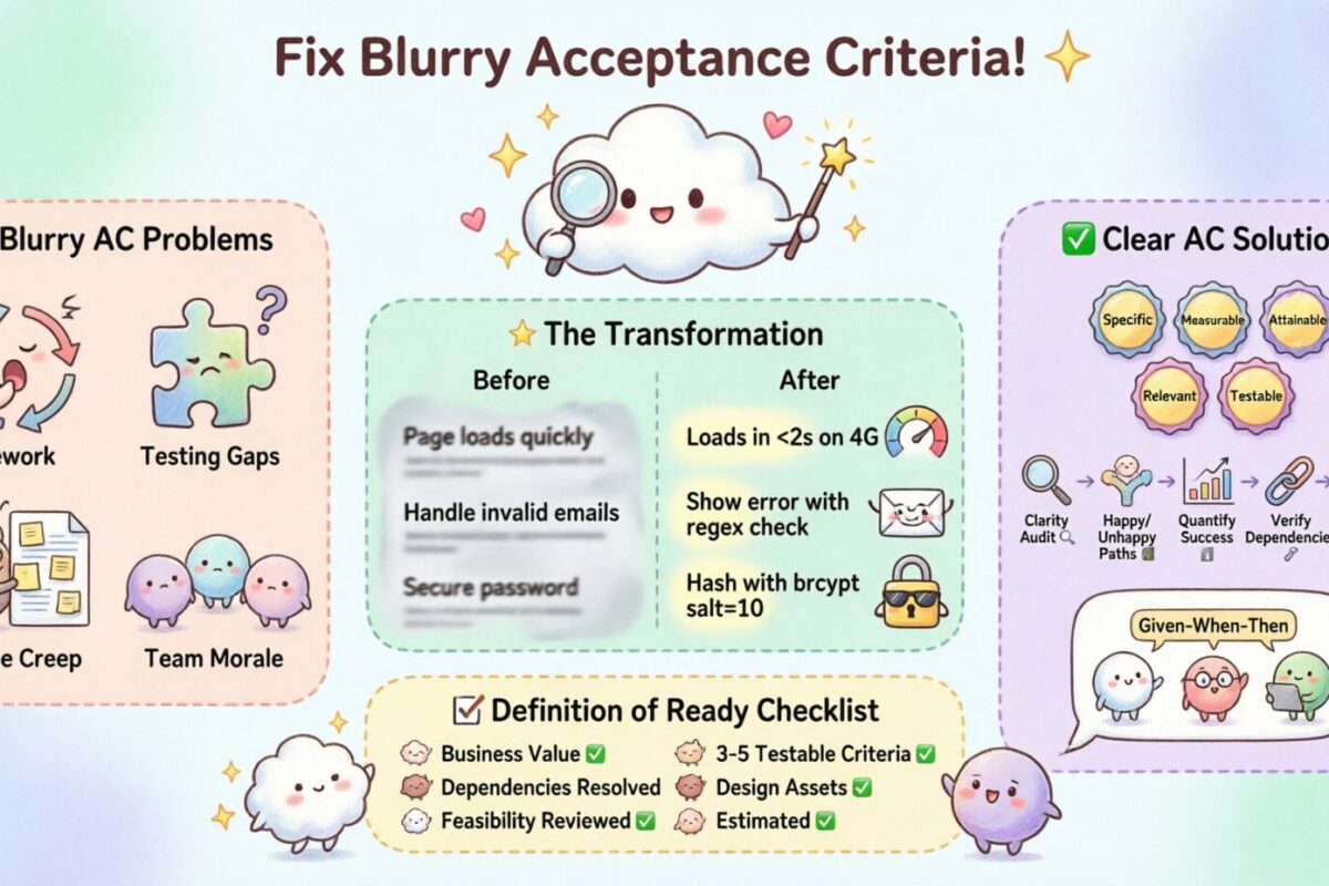 Troubleshooting Blurry Acceptance Criteria: How to Fix Your User Stories Before Coding Starts