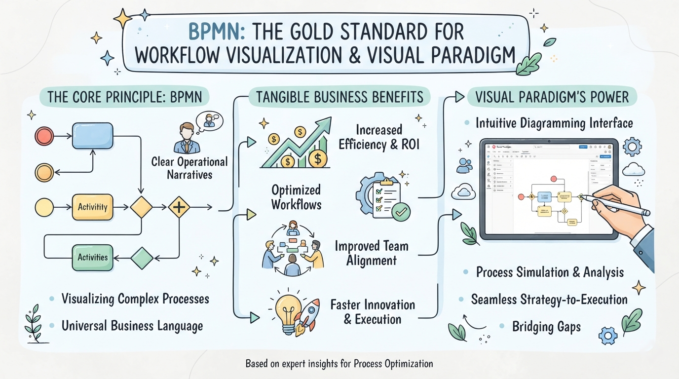 BPMN: The Gold Standard For WorkFlow Visalization & Visual Paradigm